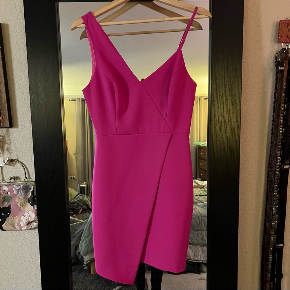 Karlie Hot Pink Cocktail Dress